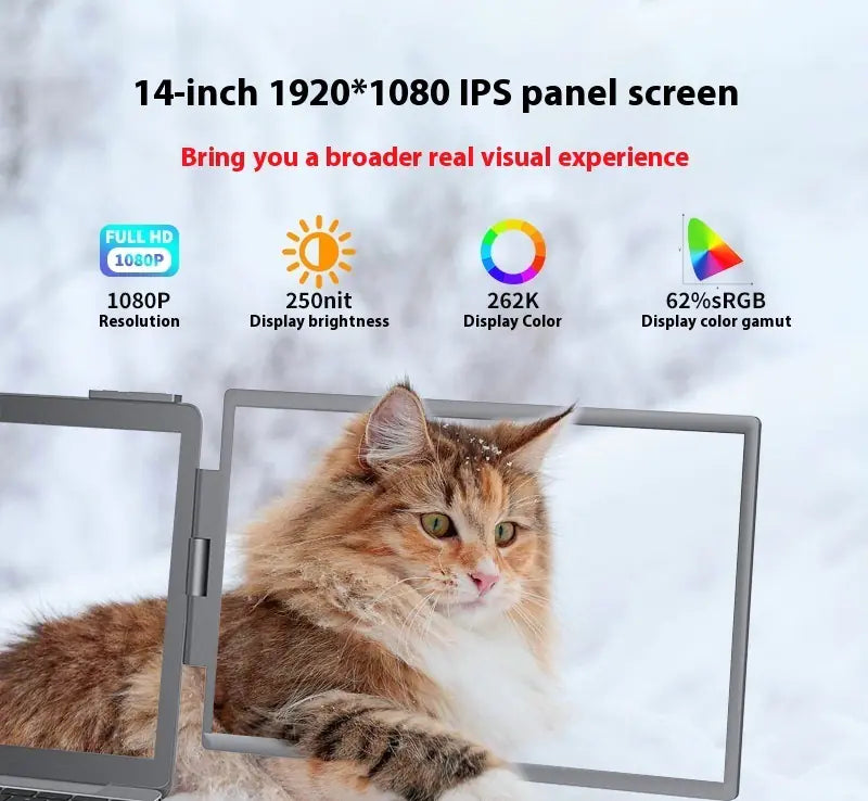Dual-Screen Portable Monitor