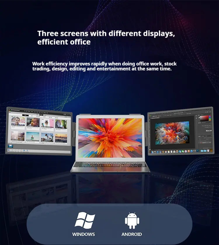 Dual-Screen Portable Monitor